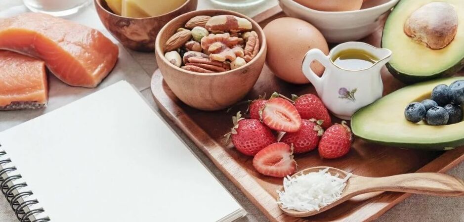 Menú de dieta ceto